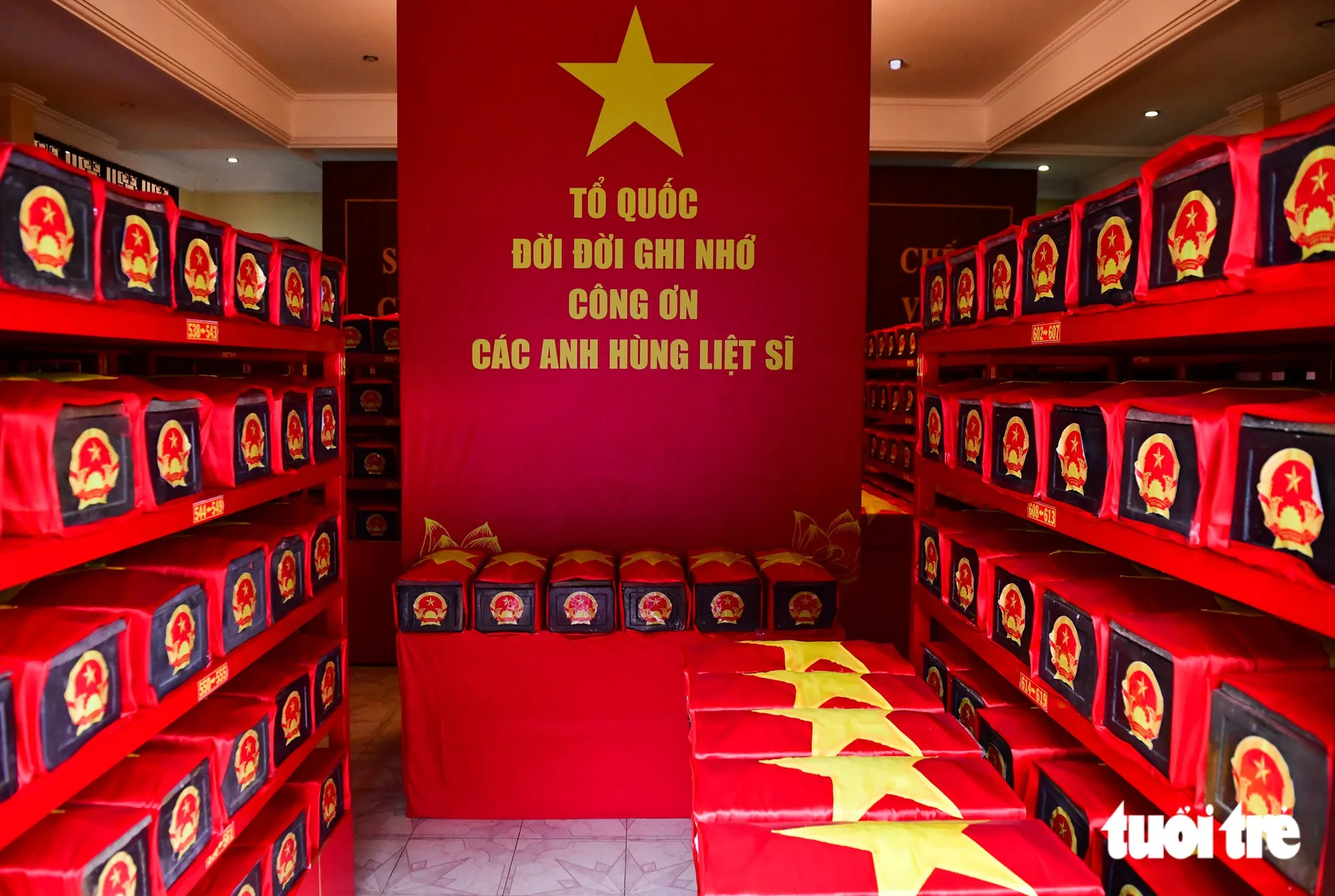 Buổi lễ chính sẽ diễn ra vào ngày 14-10, hài cốt liệt sĩ tìm thấy tại công viên Lê Thị Riêng sẽ được đưa về an táng tại Nghĩa trang liệt sĩ TP.HCM - Ảnh: LÊ PHAN