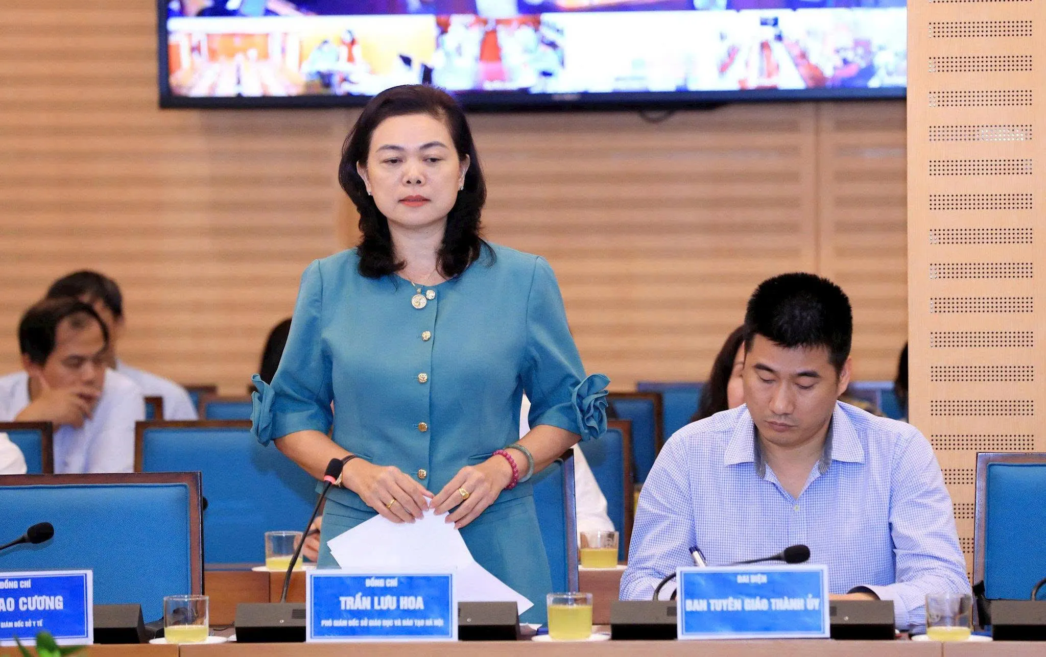Phó giám đốc Sở Giáo dục và Đào tạo Hà Nội Trần Lưu Hoa - Ảnh: Đ.H.