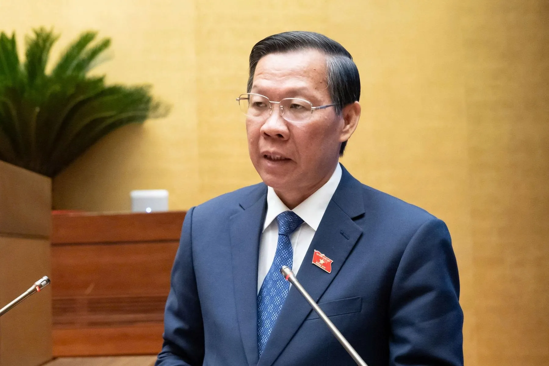 Chủ nhiệm Ủy ban Kinh tế, Tài chính Phan Văn Mãi - Ảnh: G.HÂN