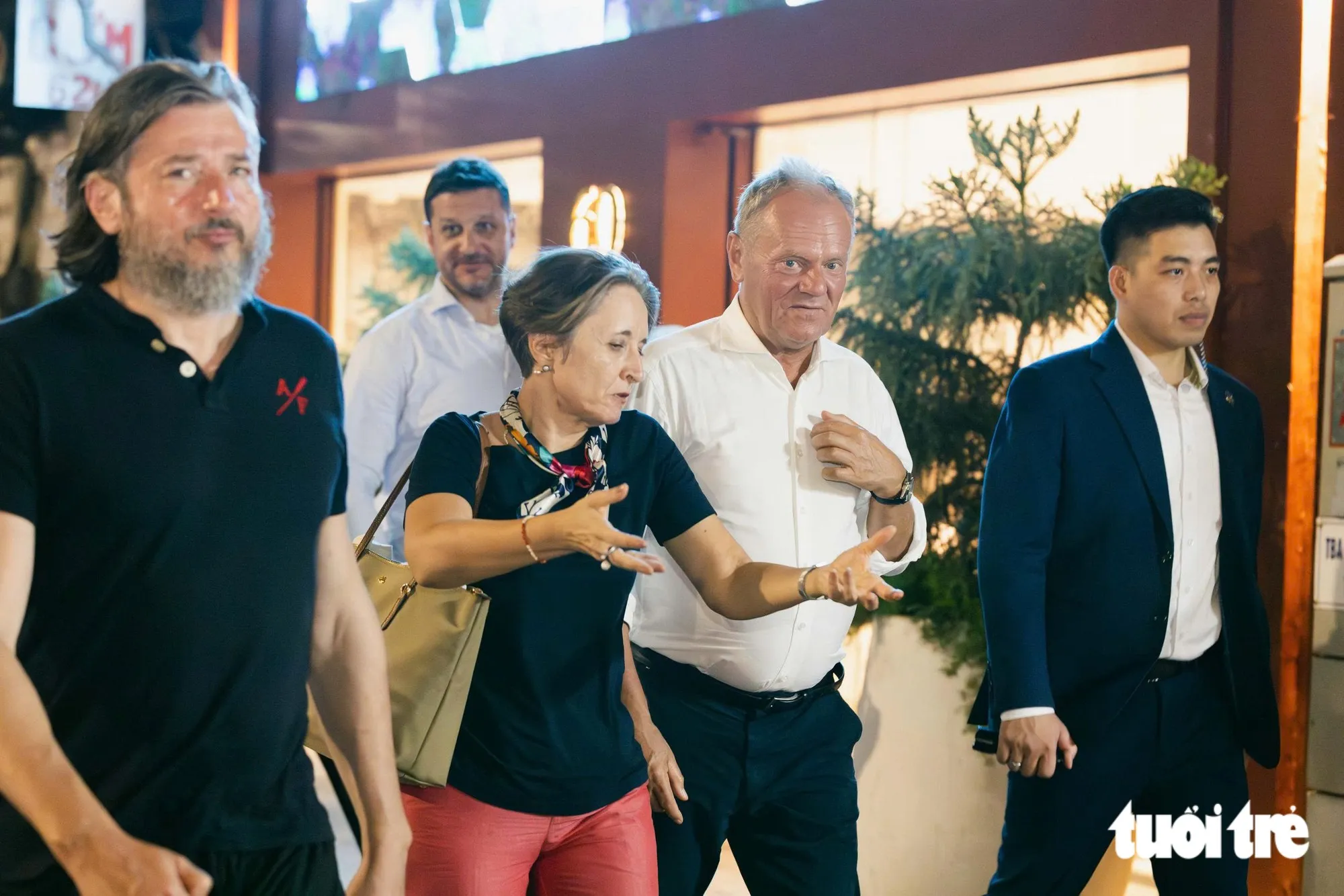 Ông Donald Tusk từng là Chủ tịch Hội đồng châu Âu từ năm 2014 đến 2019 và là chính trị gia Ba Lan đầu tiên giữ vị trí này. Tháng 12-2023, ông Donald Tusk được Quốc hội Ba Lan bầu làm Thủ tướng - Ảnh: DANH KHANG