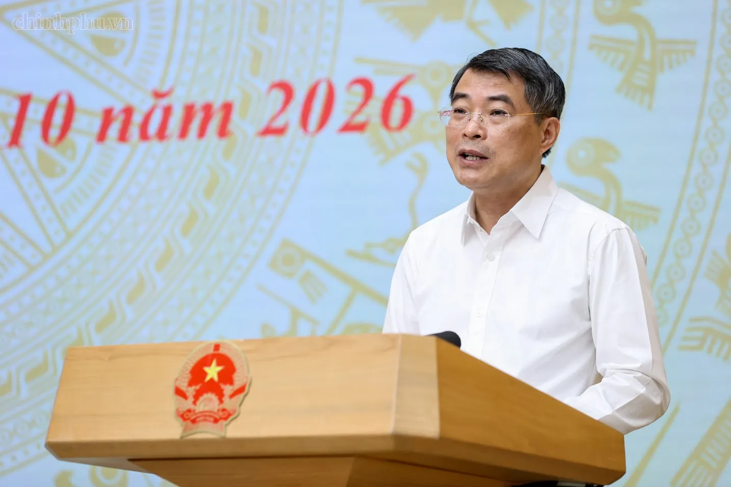 Thủ tướng Lê Minh Hưng kết luận hội nghị triển khai thực hiện Chương trình mục tiêu quốc gia phát triển văn hóa - xã hội, nông thôn, dân tộc miền núi giai đoạn 2026-2035 - Ảnh: NHẬT BẮC