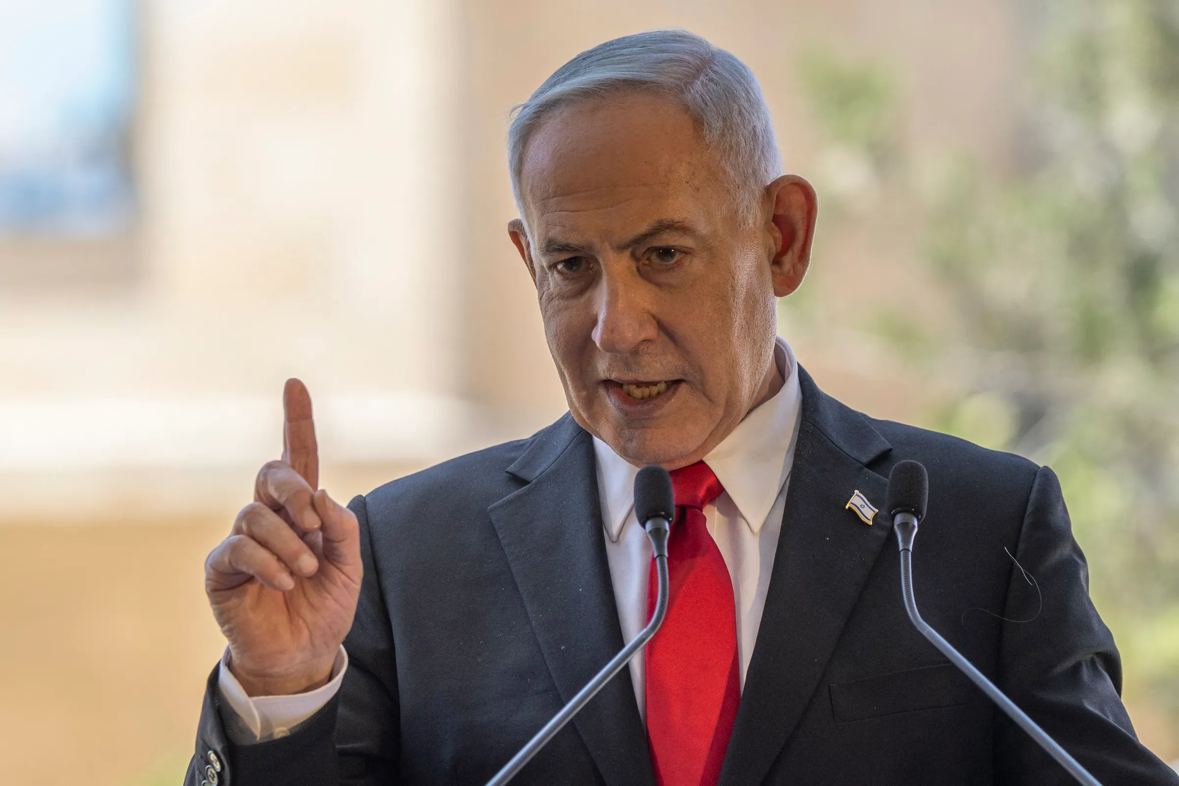 Thủ tướng Israel Benjamin Netanyahu tại Đông Jerusalem ngày 5/7.
