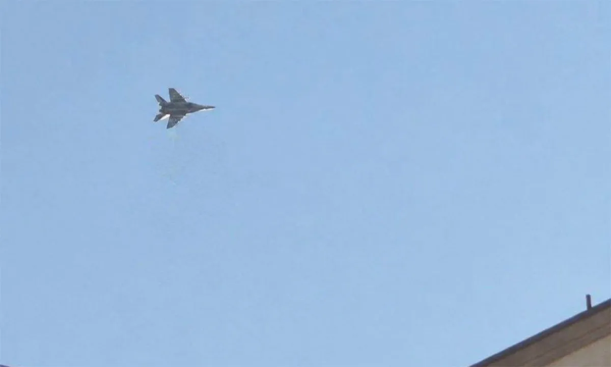 Tiêm kích MiG-29 Iran tuần tra tại khu vực miền tây ngày 21/10.