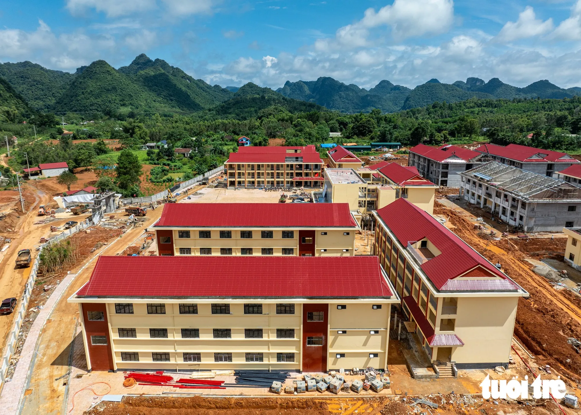 Trường phổ thông nội trú liên cấp tiểu học và THCS Quốc Khánh, xã Quốc Khánh (tỉnh Lạng Sơn)  - Ảnh: PHÚC TÀI