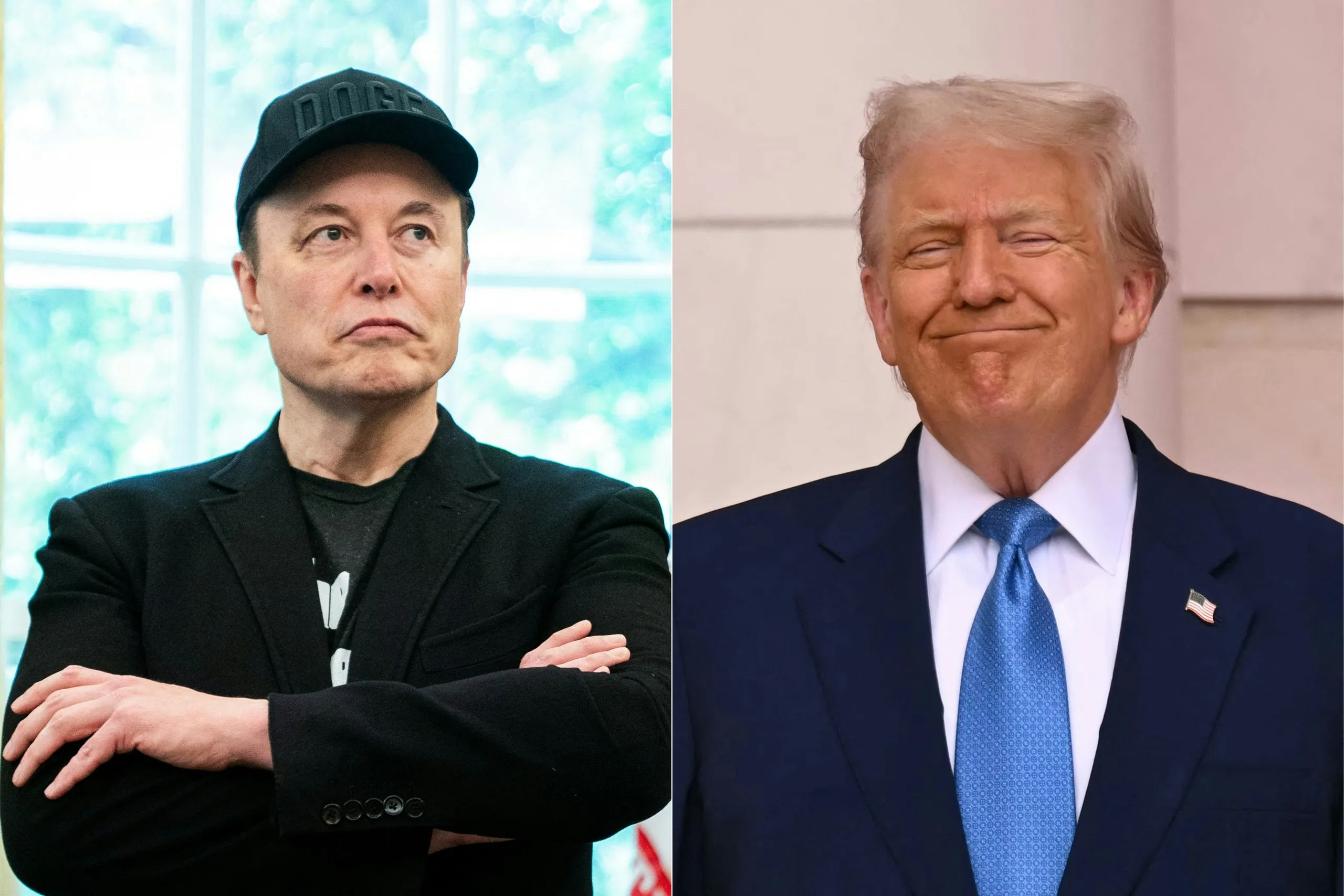 Ông Trump bất ngờ đăng trạng thái khen nức nở ông Musk, sau nhiều tháng khẩu chiến dữ dội - Ảnh: REUTERS