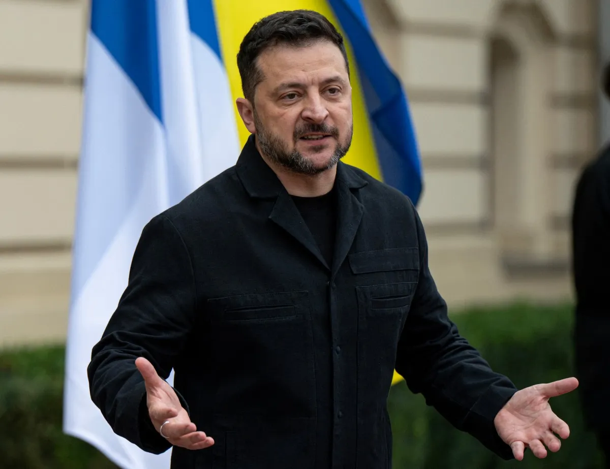 Tổng thống Ukraine Volodymyr Zelensky - Ảnh: AFP
