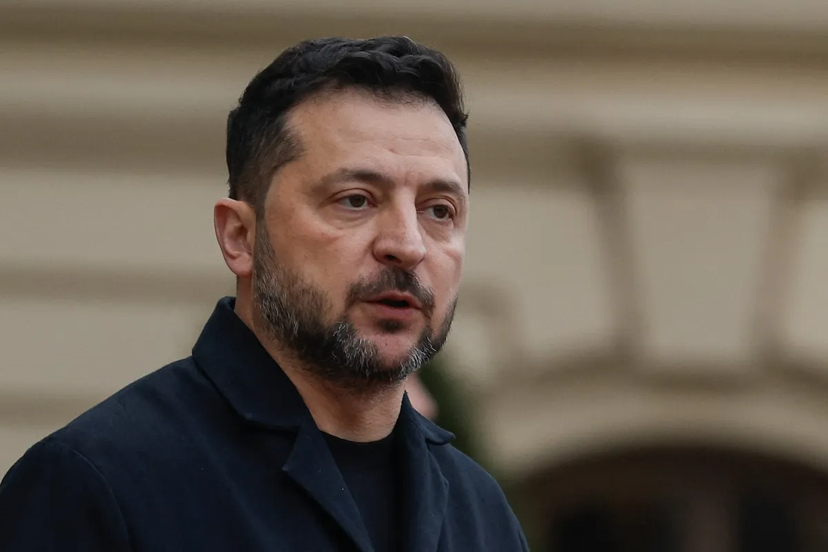 Tổng thống Ukraine Volodymyr Zelensky - Ảnh: REUTERS