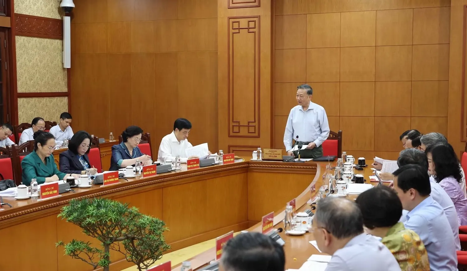 Quang cảnh buổi làm việc - Ảnh: TTXVN