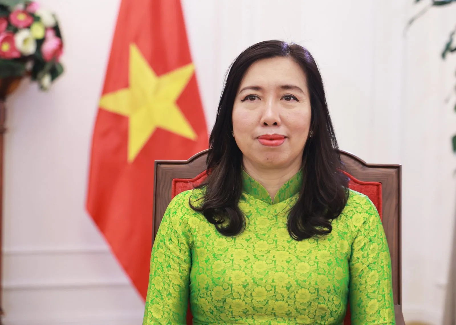 Thứ trưởng Ngoại giao Lê Thị Thu Hằng - Ảnh: Bộ Ngoại giao
