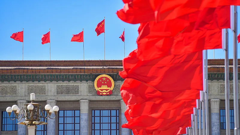 Một góc Đại lễ đường Nhân dân tại thủ đô Bắc Kinh (Trung Quốc) - Ảnh: VCG/CGTN