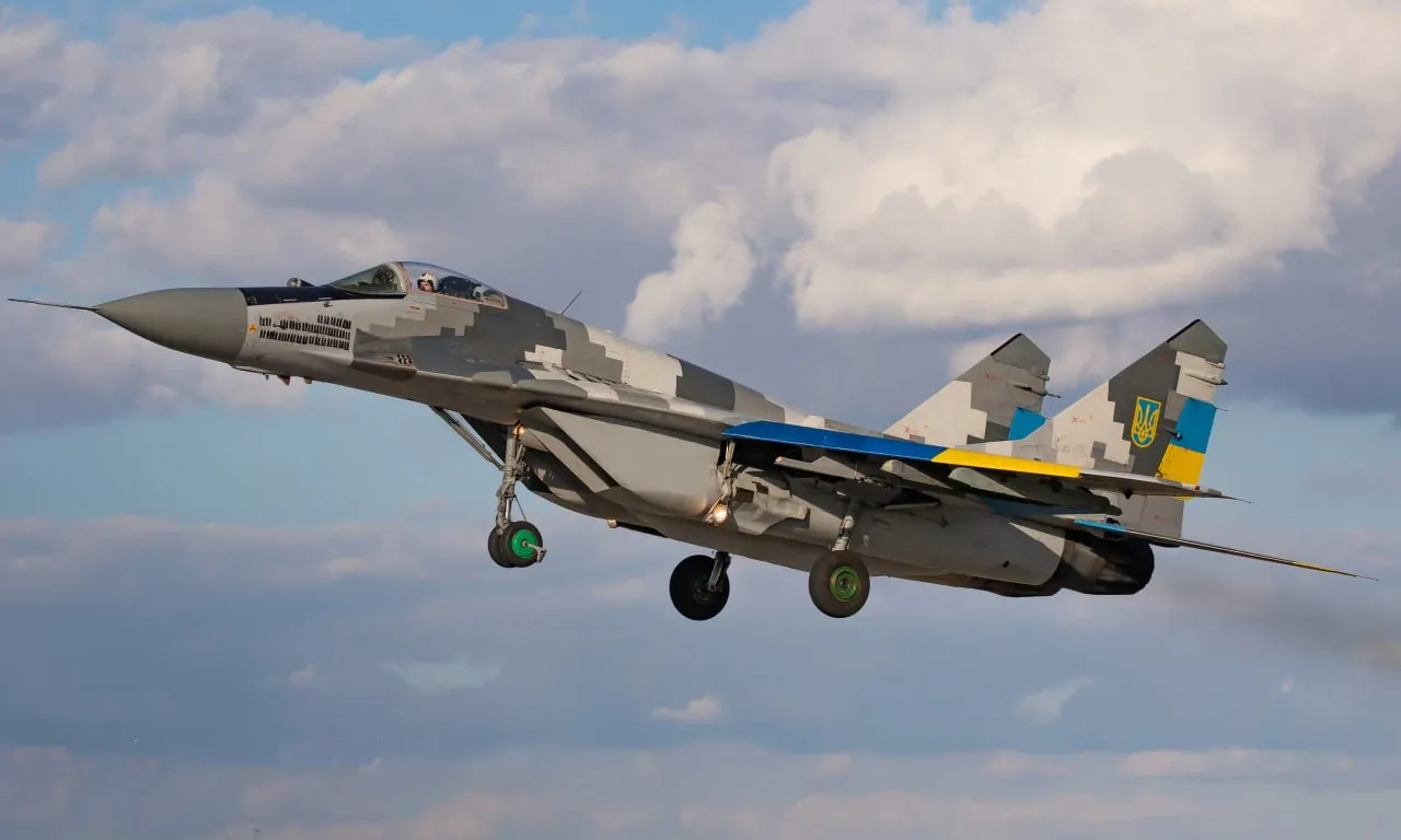 Tiêm kích MiG-29 Ukraine trong ảnh công bố tháng 9/2025. Ảnh: Không quân Ukraine