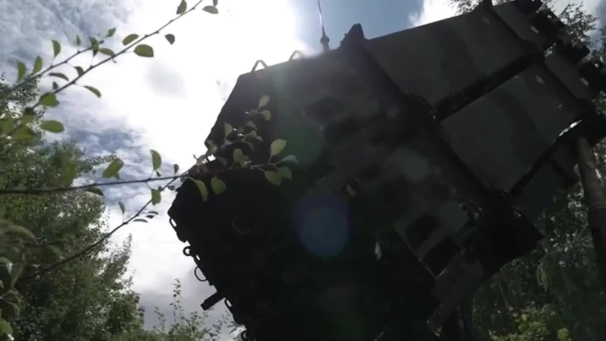 Một bệ phóng Patriot của Ukraine không còn quả đạn nào, nằm yên không tác chiến hơn 10 tuần tính đến thời điểm được ghi hình vào tháng 8.