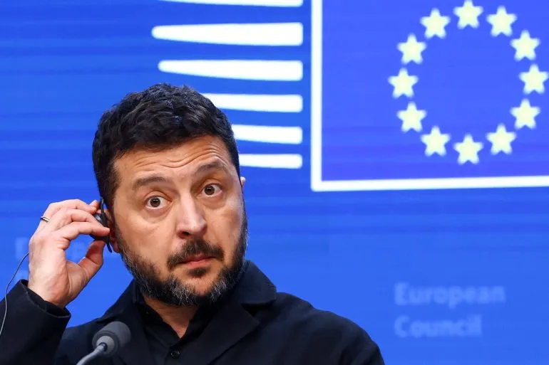 Tổng thống Ukraine Volodymyr Zelensky - Ảnh: REUTERS