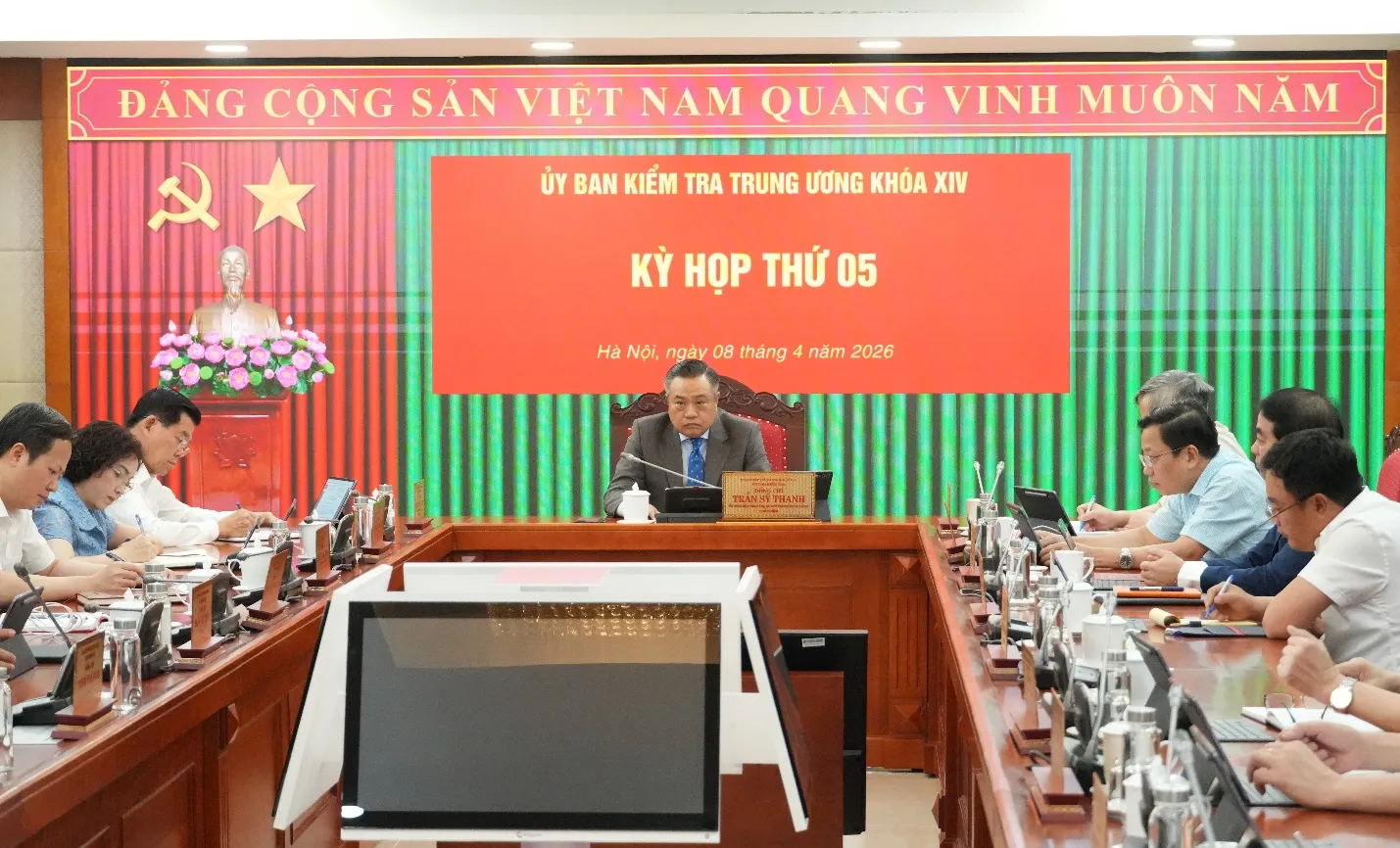 Quang cảnh một kỳ họp của Ủy ban Kiểm tra Trung ương - Ảnh: UBKT Trung ương