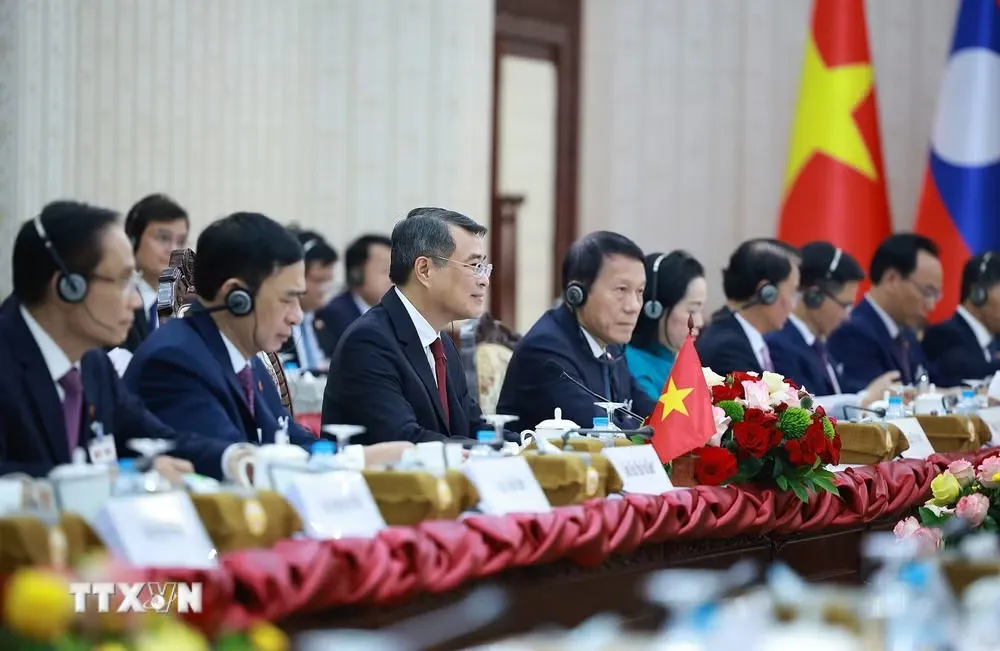 Thủ tướng Lê Minh Hưng tại hội đàm - Ảnh: TTXVN