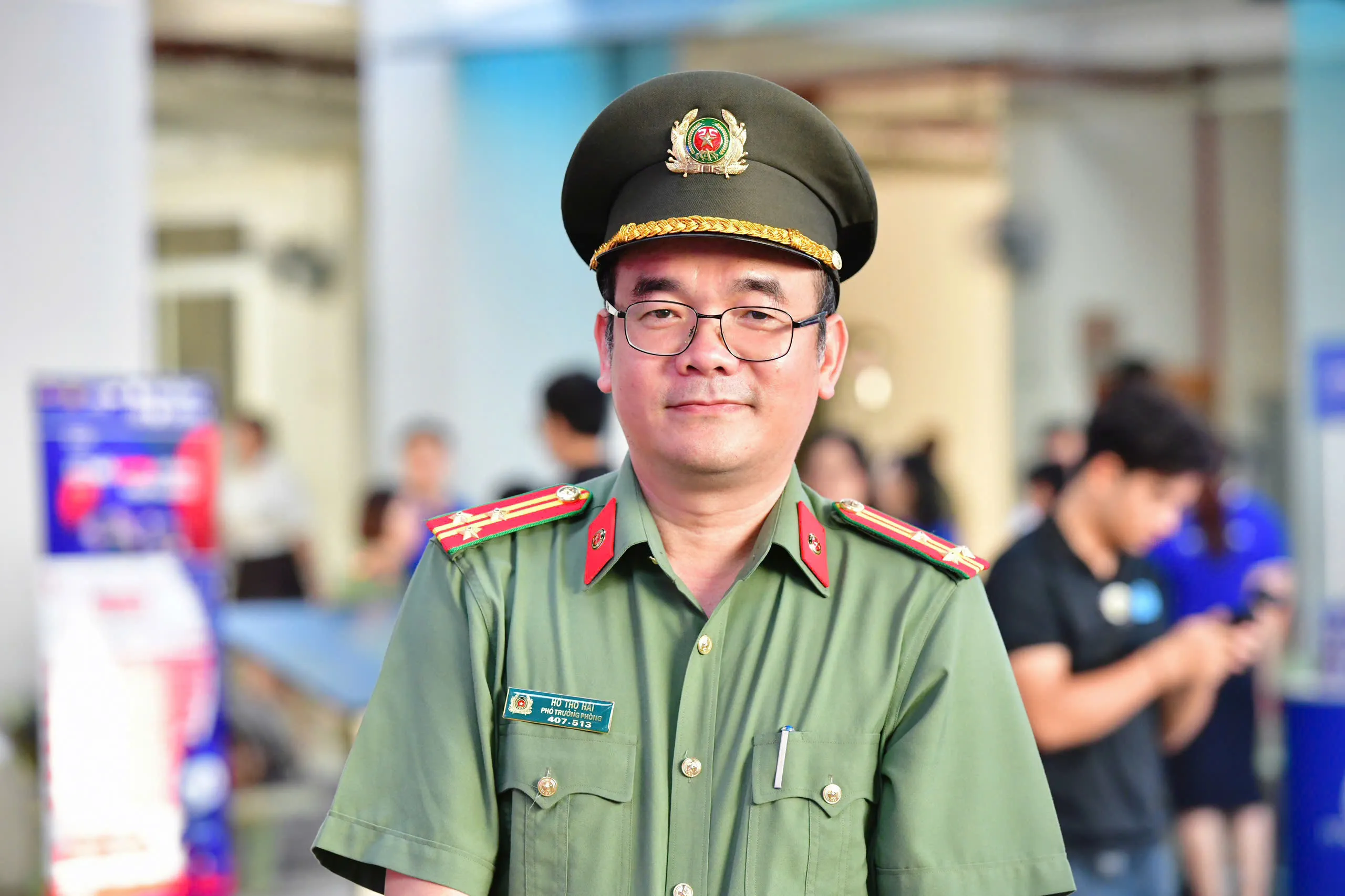 Thượng tá Hồ Thọ Hải - Ảnh: DUYÊN PHAN
