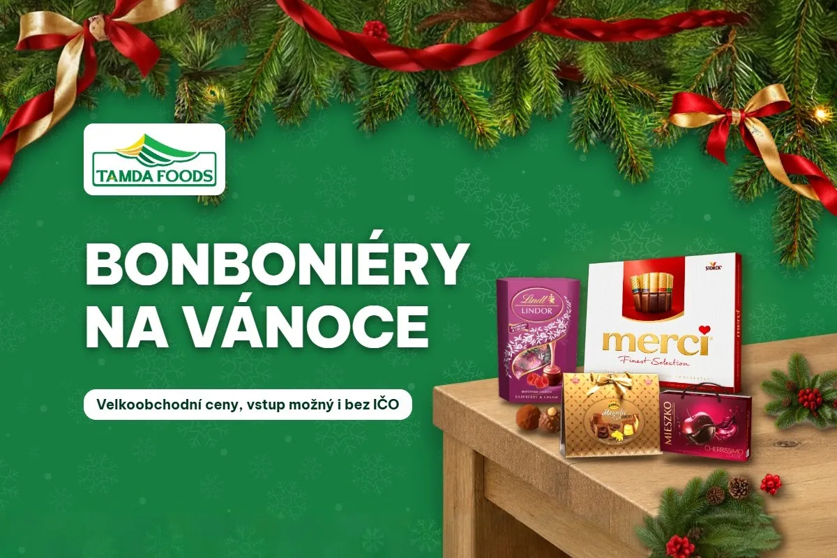 Bonboniéry na Vánoce v Tamda Foods