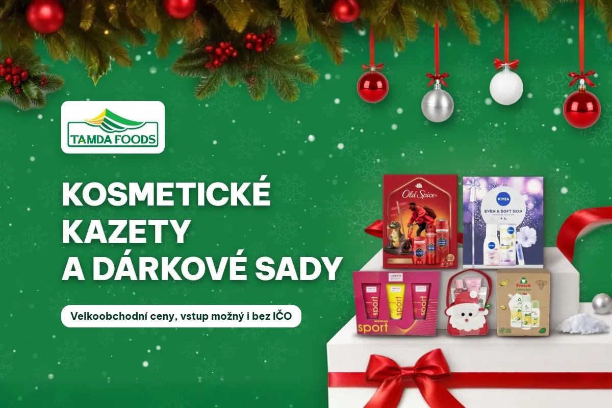 Kosmetické kazety a dárkové sady na Vánoce